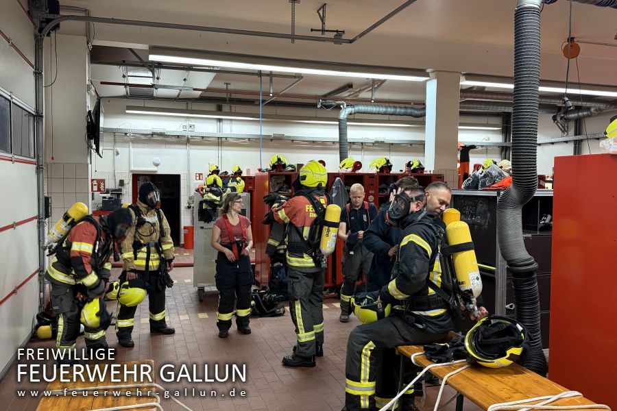 Ausbildung mit der Feuerwehr Mittenwalde